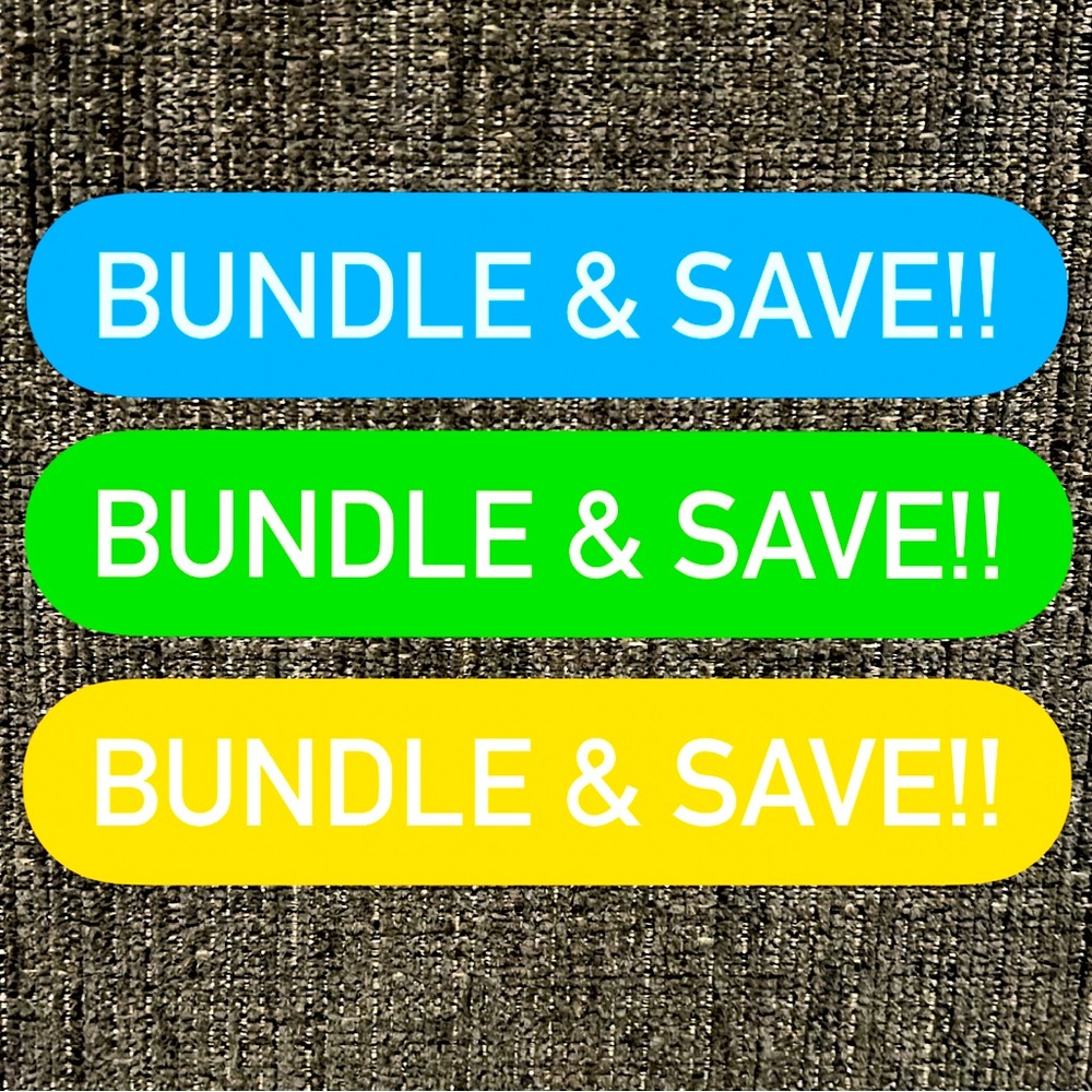 Bundle & save!!!